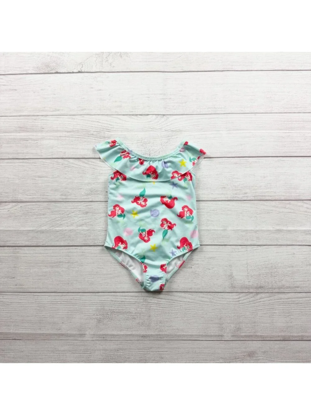 Disney Baby Ariel Little Mermaid Swimsuit Ruffle One Piece 18-24 Months